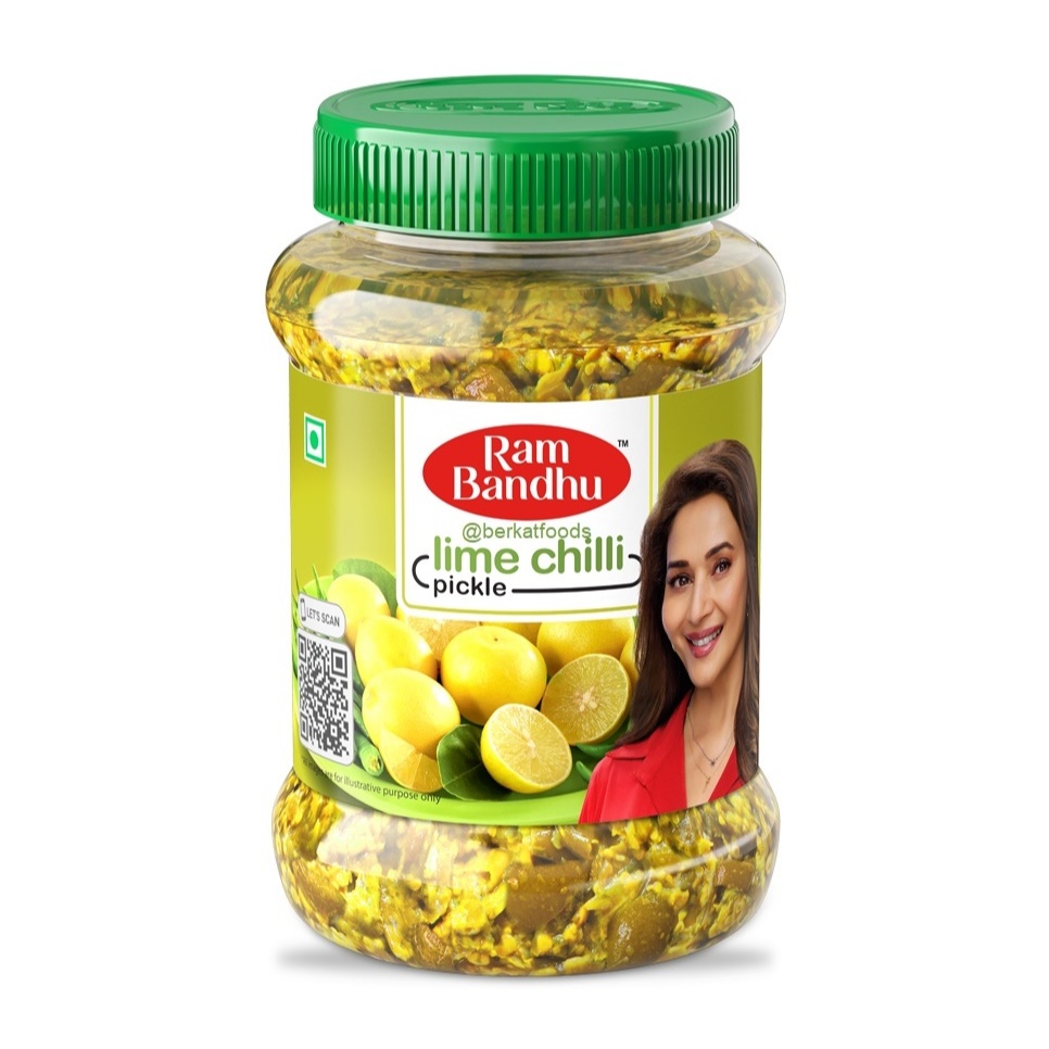 

Lime Chilli Pickle Ram Bandhu / Acar Jeruk Nipis Cabai India / Nimbu Mirchi Citrus Achaar