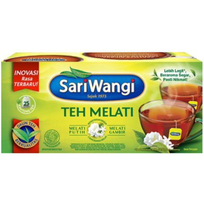 

SariWangi Teh Celup Melati 25 Kantung Celup