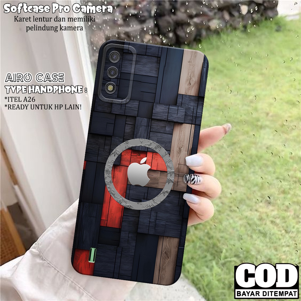 Case ITEL A26 - Softcase ITEL A26 - Fashion Case BRANDED - Casing ITEL A26 - Softcase Pro Camera - T