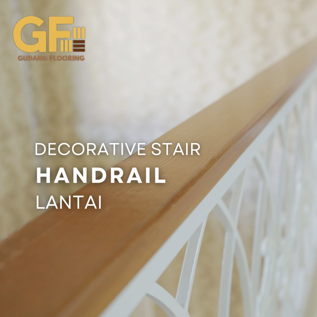 Conwood Handrail Tebal 30mm Lantai Kayu Outdoor/Indoor Berkualitas