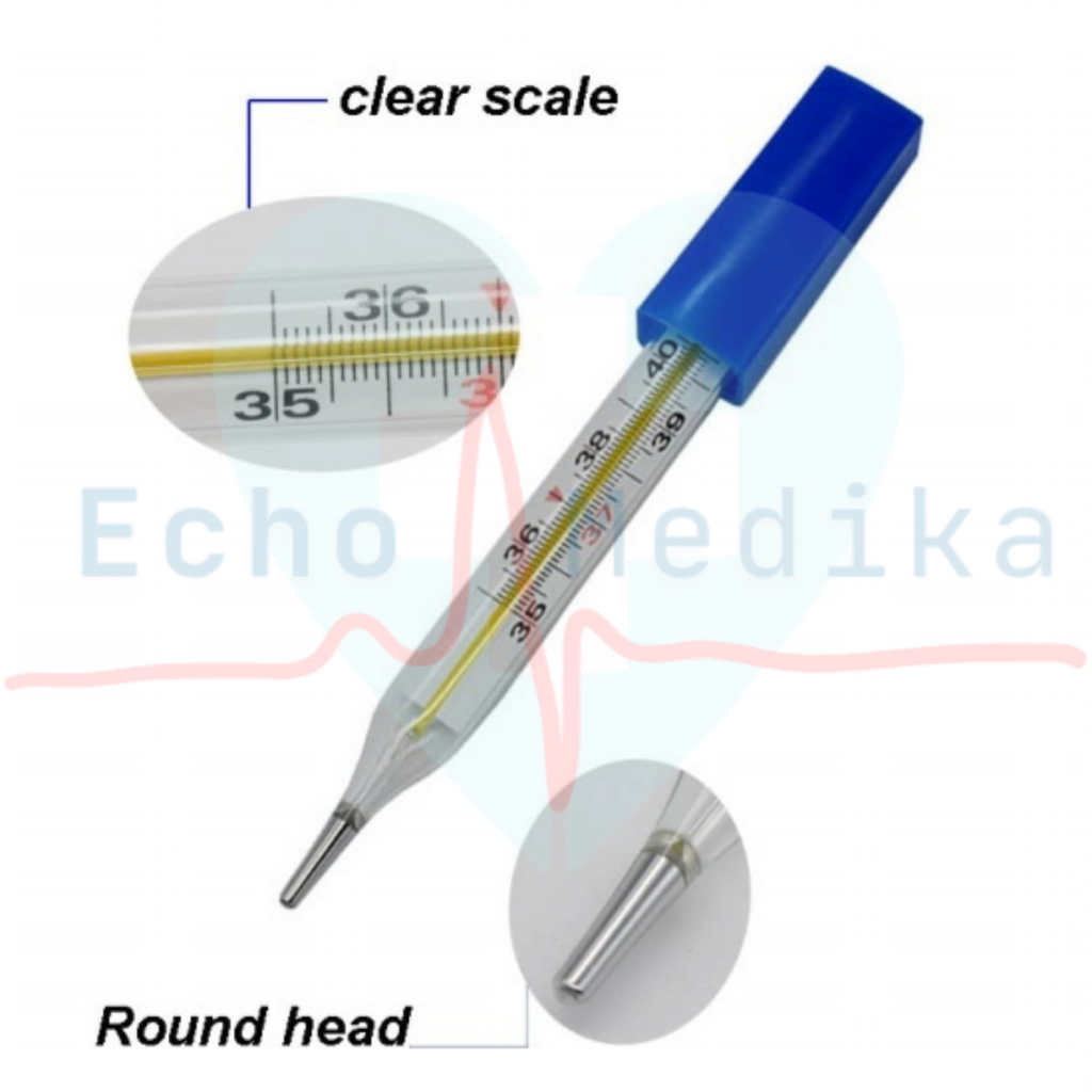 Thermometer Ketiak / Armpit Clinical Thermometer Large / Termometer Raksa