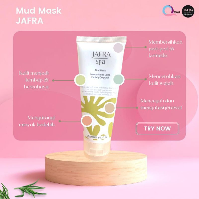 [JAFRA] MASKER MUD MASK / MASKER WAJAH / MASKER JERAWAT