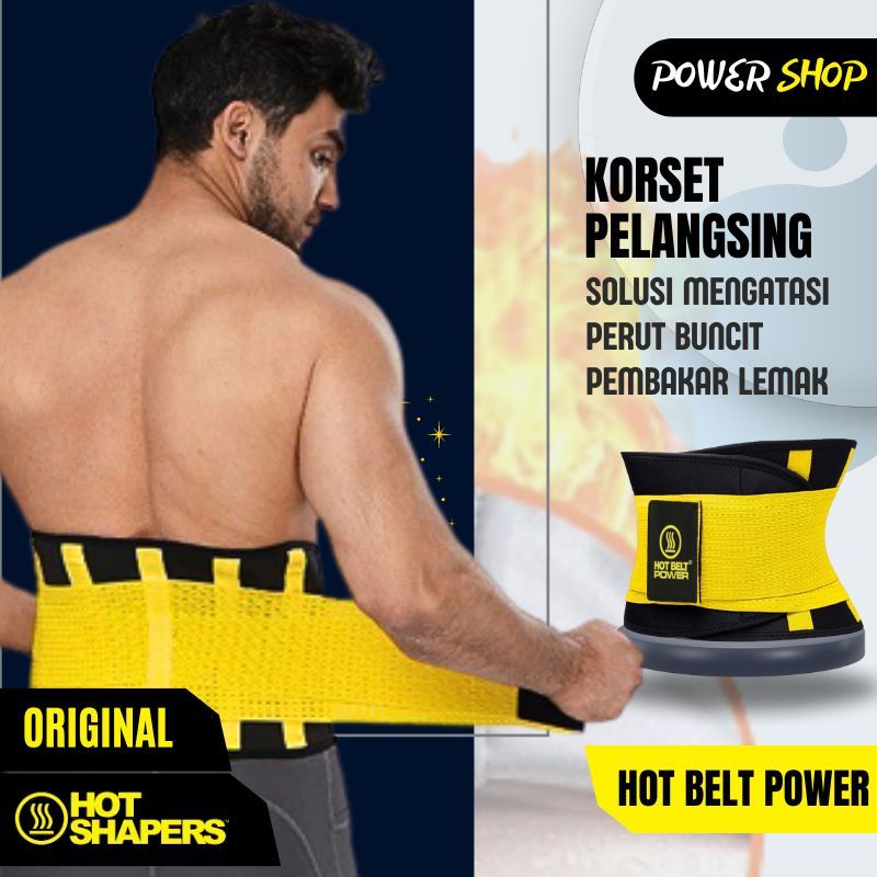 KORSET OLAHRAGA PRIA WANITA STAGEN PELANGSING PENGECIL PERUT BUNCIT PEMBAKAR LEMAK CORSET LAKI LAKI