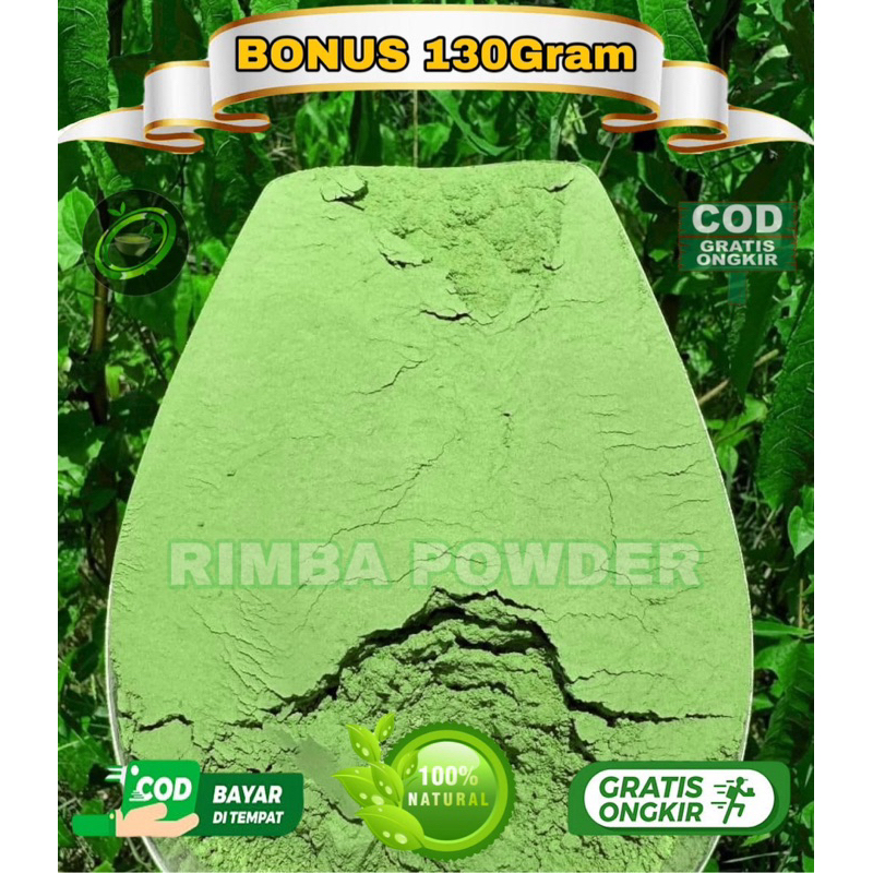 

( BONUS 130GR ) bubuk herbal alami asli kalimantan 100% original tanpa campuran