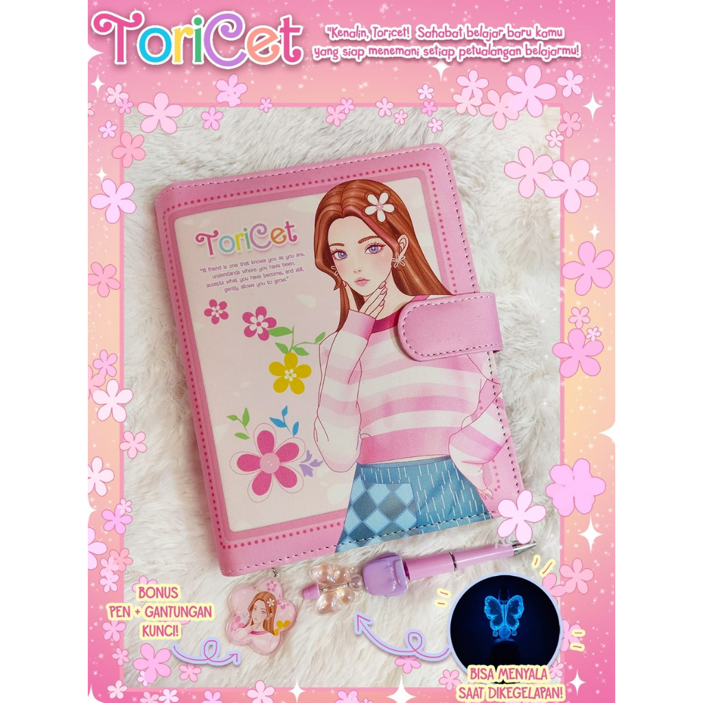 

Buku Binder Loose Leaf Toricet A5 (20ring) - Tori Pink (01)