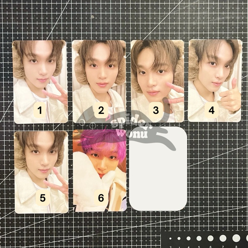 photocard haechan pink christmas & candy