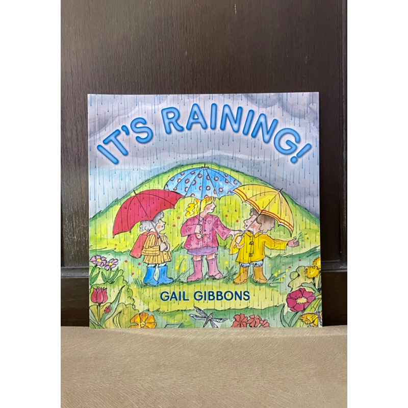 It's Raining by Gail Gibbons - Buku Anak Soft Cover Paperback