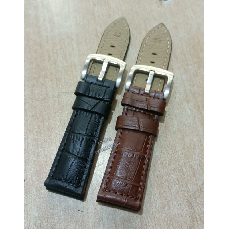 Strap/ Tali Jam Tangan Kulit Casio Genuin Leater Itali pria dan wanita