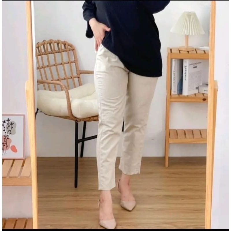 KIKI CELANA BAGGY PANTS TWILL COMBED SLIM FIT CELANA BAGGY JUMBO