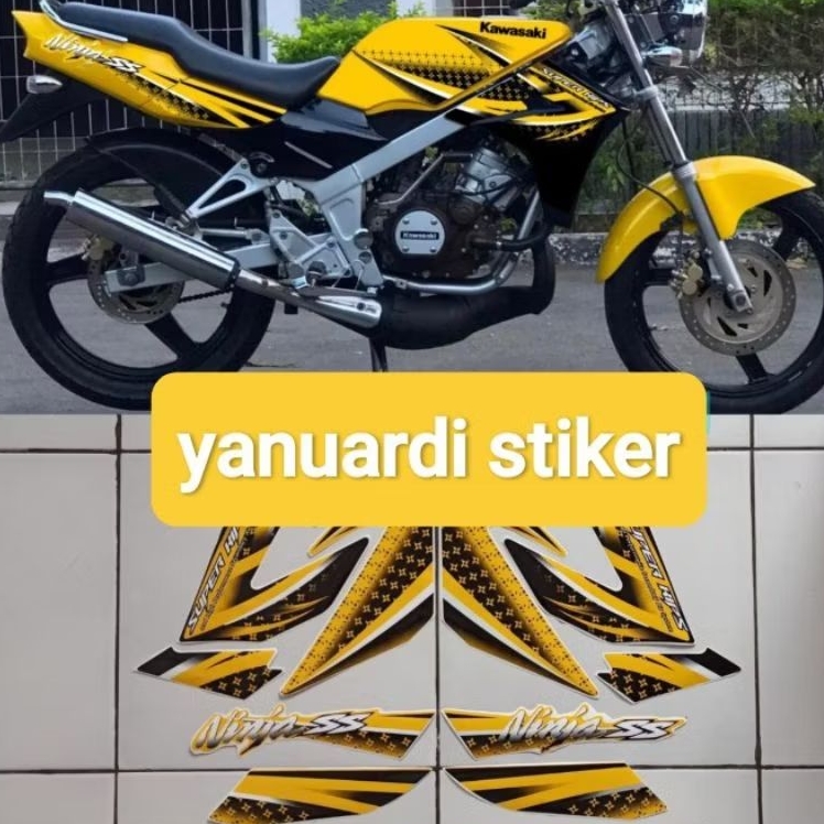 STRIPING STIKER NINJA SS TAHUN 2012 STIKER NINJA SS 2012 SHURIKEN