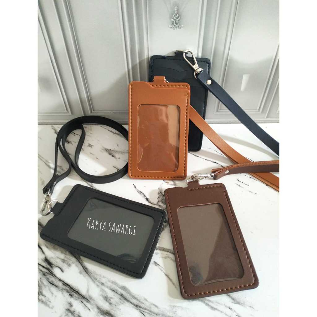 

ID Card Holder Name Tag Holder Kulit - 01