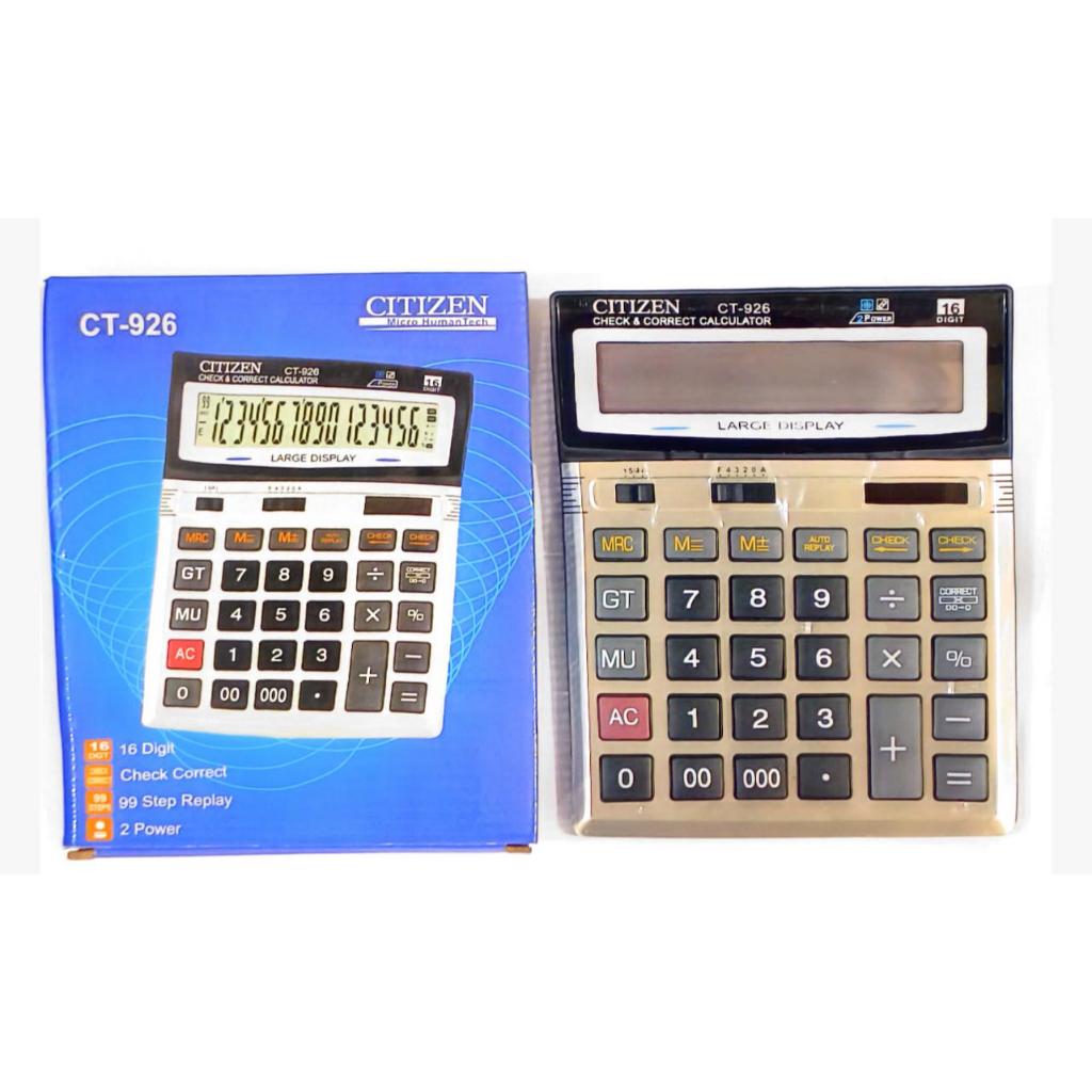

[1 Pcs] Calculator 16 Digit CT-926 / Kalkulator 16 Digit CT-926 Check&Correct
