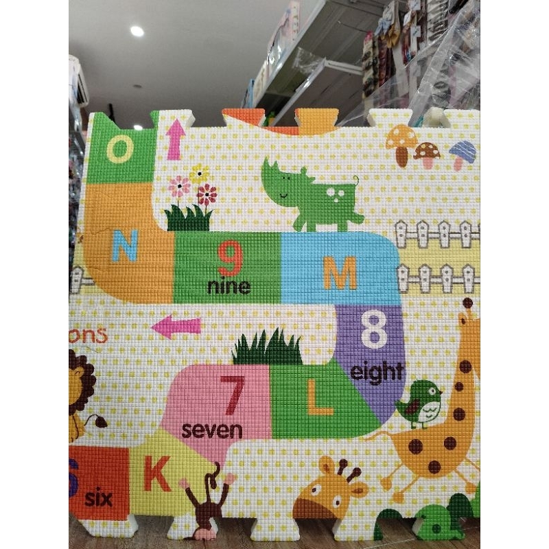 YOFI MATINTERLOCK 60×60×2CM/PlayMat Yofi Puzzle/Tikar Yofi Puzzle Premium