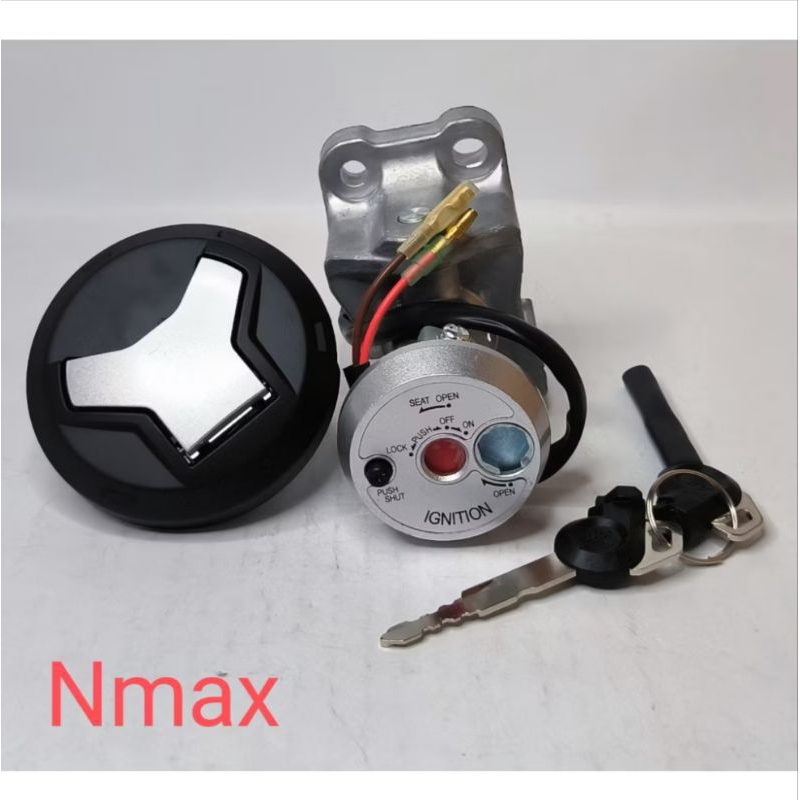 tutup tangki nmax 155 set plus kunci depan