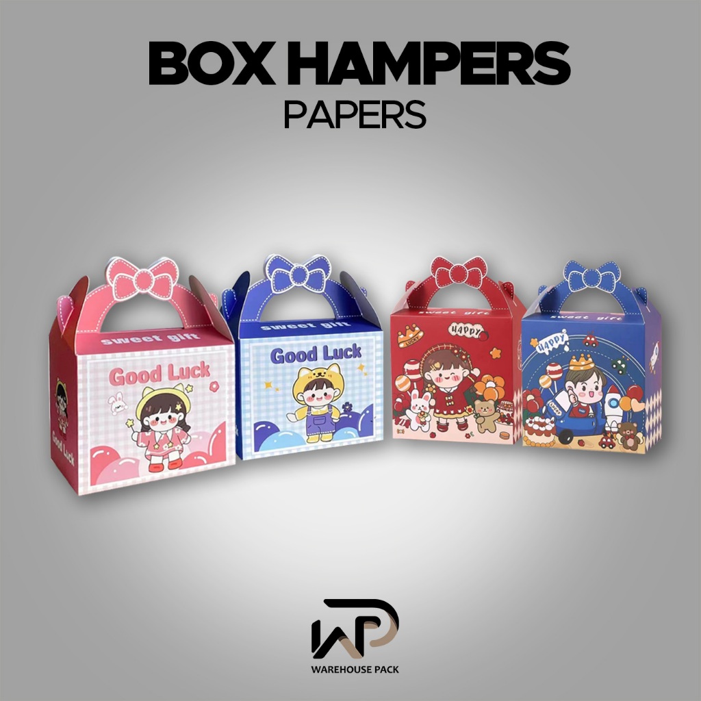 

Box Hampers Karakter Kecil | Paperbag Goodiebag Motif Happy Girls Goodluck | Tas Kado Hampers Ulang Tahun Anak | Goodie Bag Souvenir Syukuran