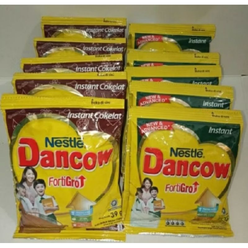 

Susu Dancow FortiGro Renceng putih/cokelat 26g × 160pcs (karton)