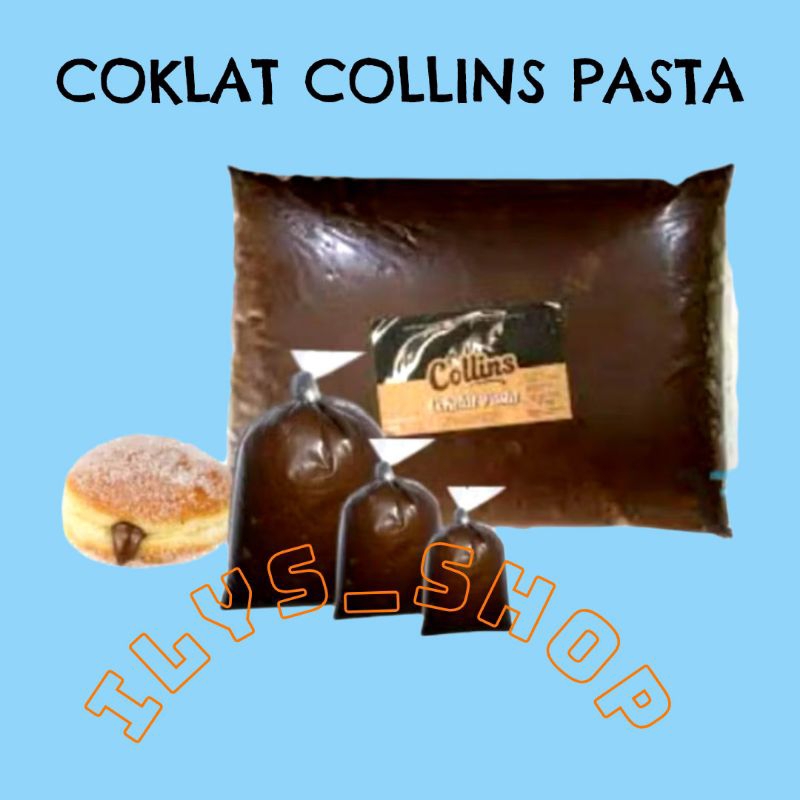 

Coklat Collins / pasta / lumer / isian topping 500gr