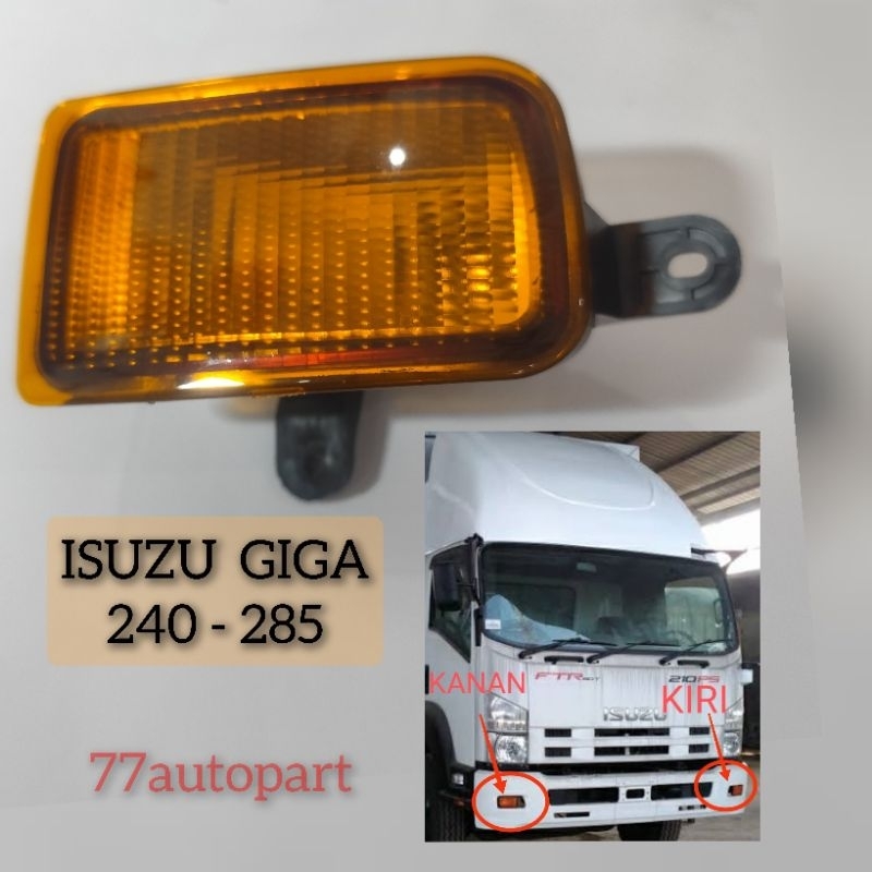 Lampu Sein Bemper Giga / Foglamp Isuzu ELF NMR71 GIGA
