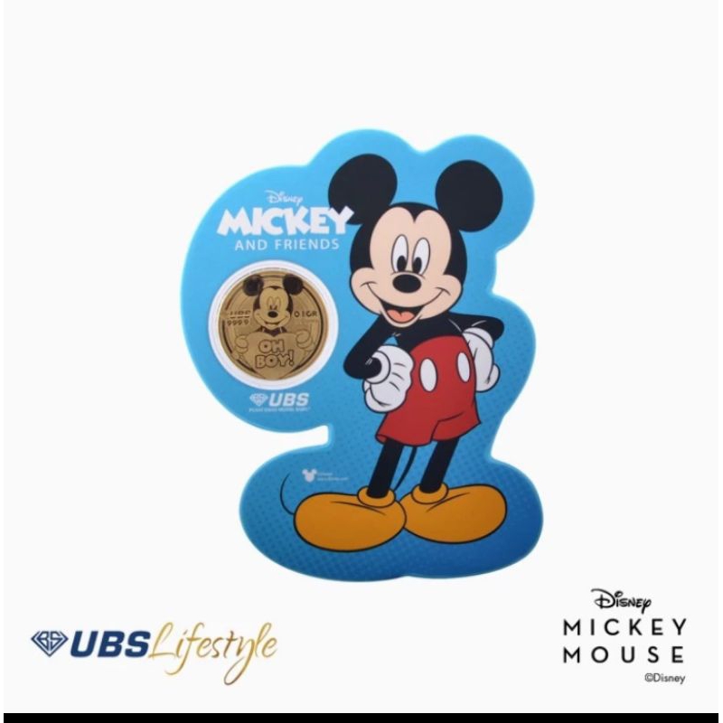 LM lucu Mickey mouse 0,1 gram ex UBS