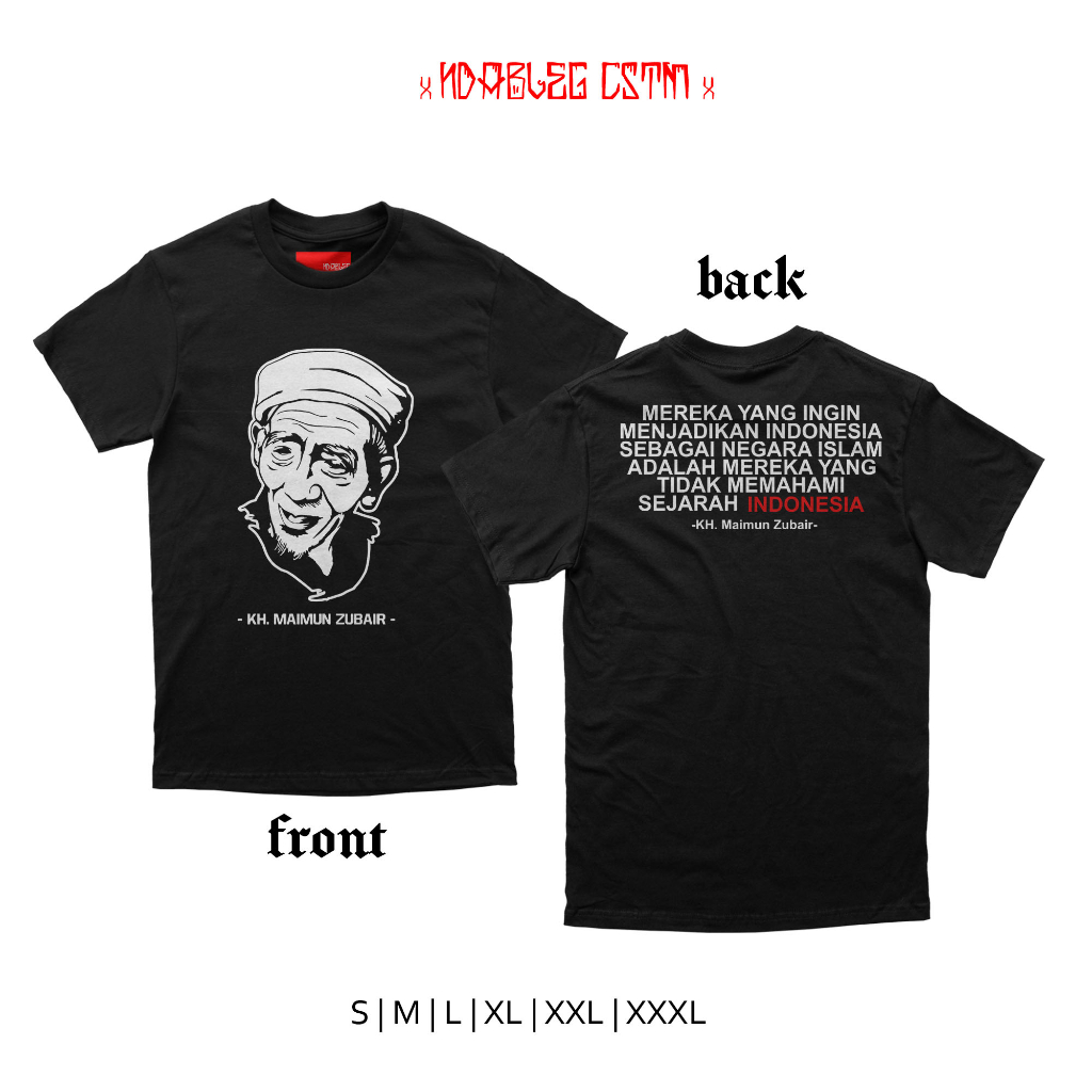 KAOS TOKOH  KH MAIMUN ZUBAIR MBAH MOEN