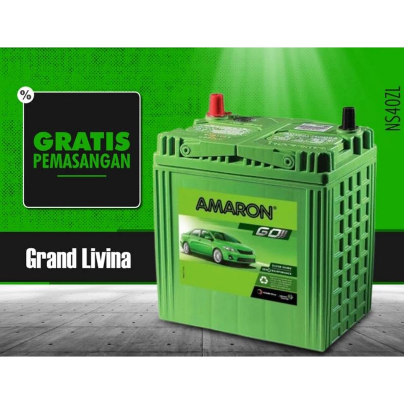 aki mobil kering AMARON GO 38B20L