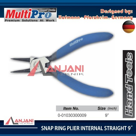 MULTIPRO TANG SNAP RING LURUS TUTUP 9 INCH INTERNAL STRAIGHT PLIER