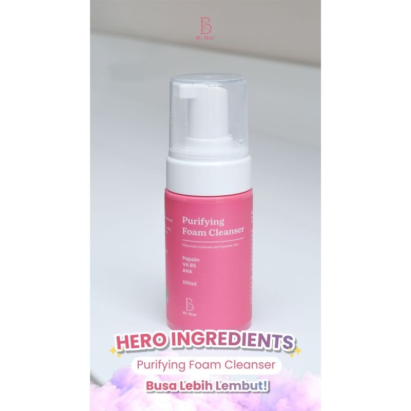 BG SKIN BEAUTY GLOW SKINCARE PURIFYING FOAM CLEANSER