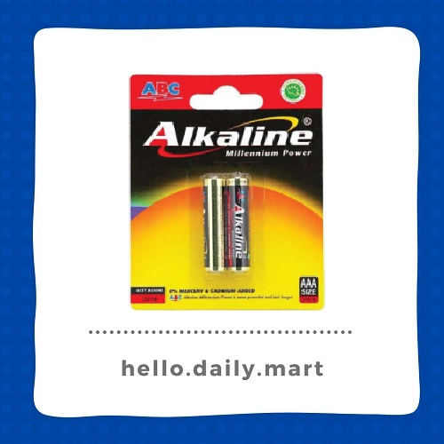 batrai abc alkaline AA // AAA batrai abc alkaline AA // AAA ORIGINAL (1 pasang)