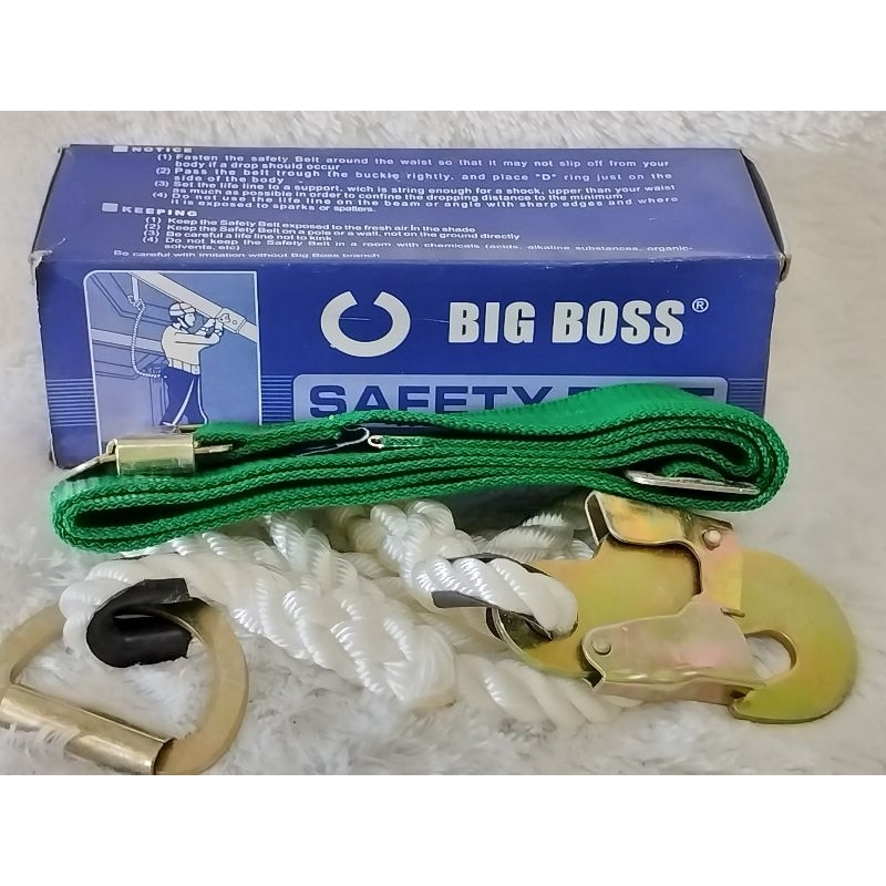 Safety Belt BIG BOSS sabuk pengaman bangunan sabuk pengaman tali pengaman savety belt sabuk pengaman