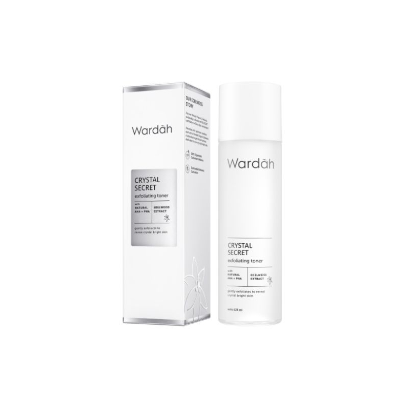WARDAH CRYSTAL SECRET EXFOLIATING TONER /WARDAH WHITE