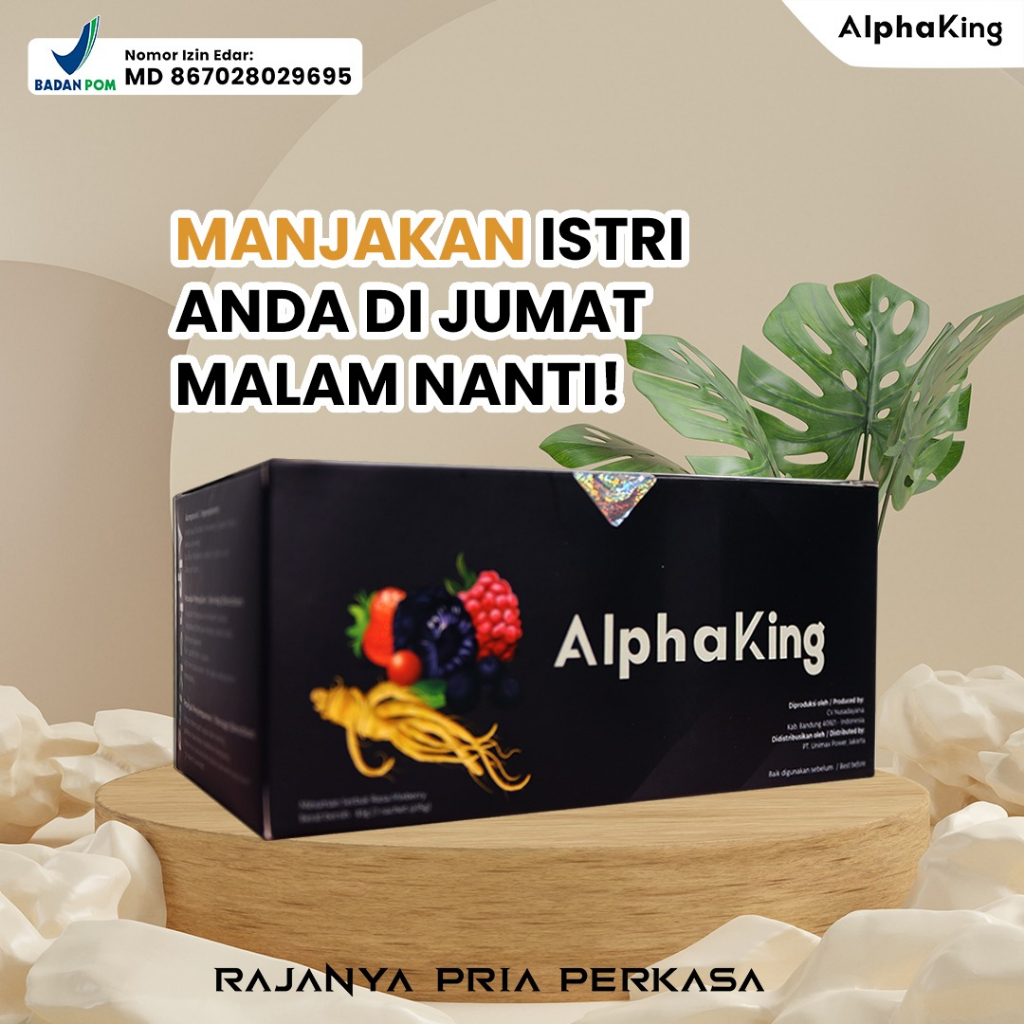ALPHAKING / alphaking / Alphaking Obat Herbal Stamina Pria Dewasa