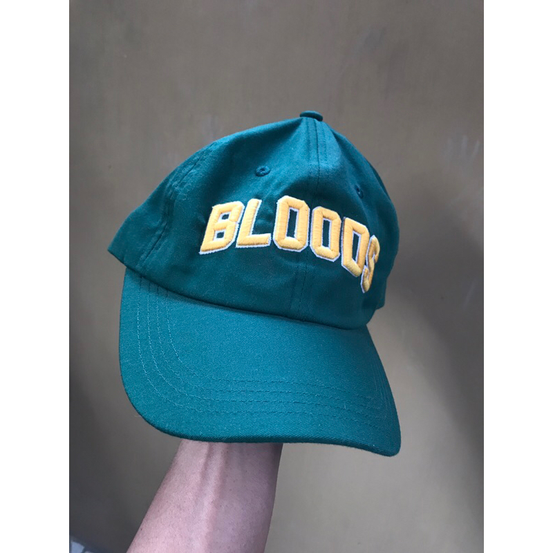 TOPI BLOODS WARNA HIJAU 100% ORIGINAL