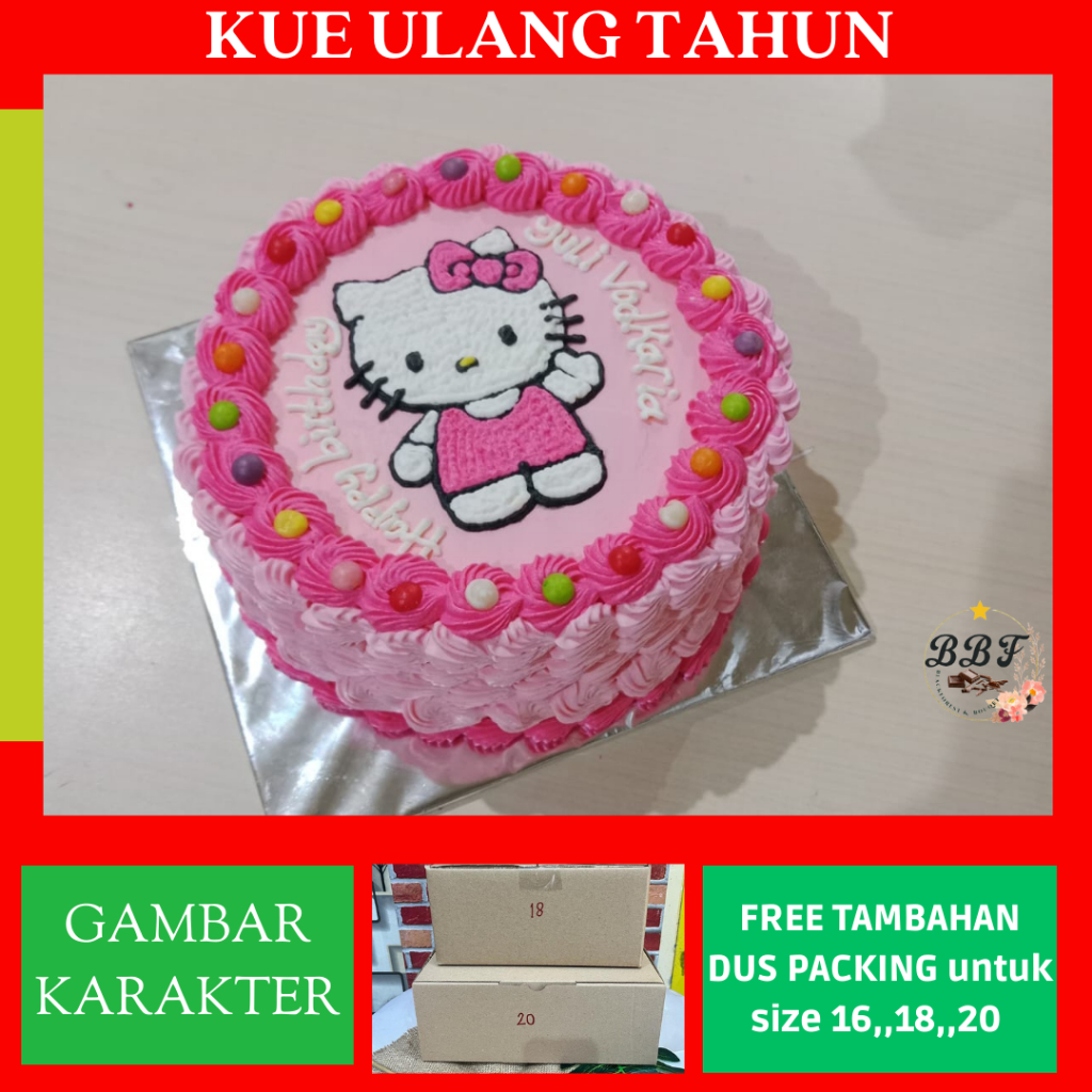 

Kue Ulang Tahun Karakter / Cake Ulang Tahun / Korean Cake / birthday Cake / Kue Ulang Tahun Anak