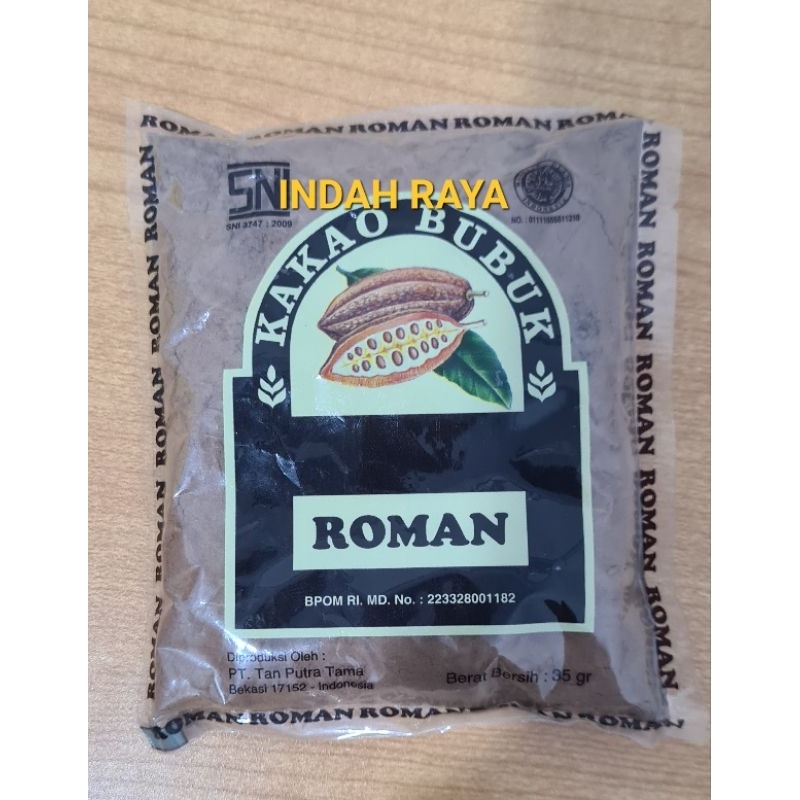 

COCOA POWDER cokelat/ Bubuk COKELAT/ KAKAU BUBUK ROMAN 35G