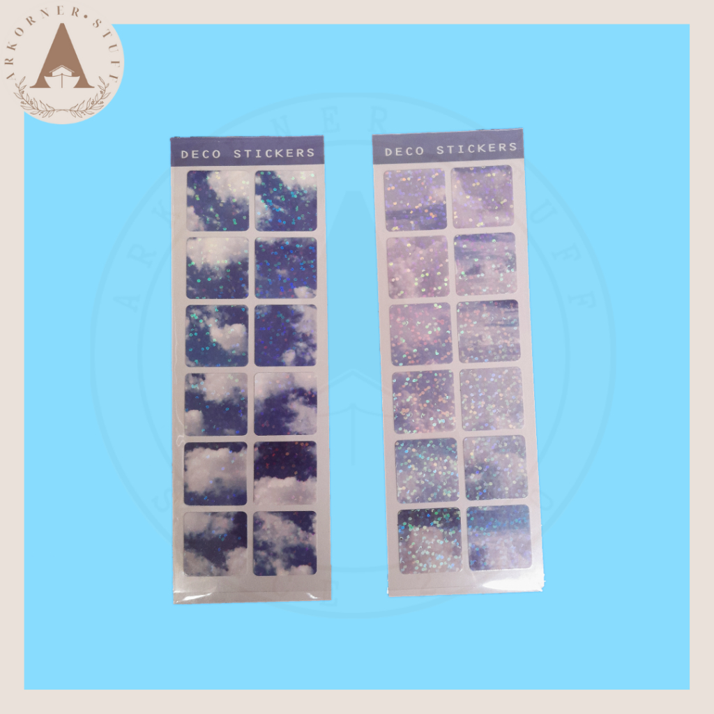 

Sky Glossy Sticker for Scrapbook Journaling