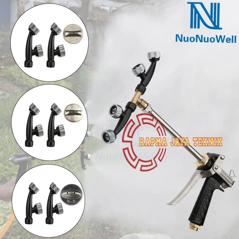 Stik Gun Sprayer Steam 4 mata kabut Penyiraman|Sprayer dan steam