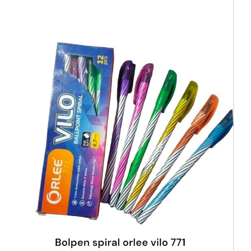 

Bolpen Ulir Vilo Murah 12 pcs