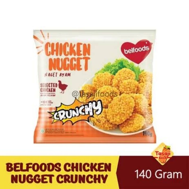 

belfoods chicken nugget crunchy 140gr