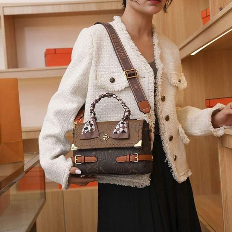 Tas wanita cantik impor bahan PU kualitas bagus murah