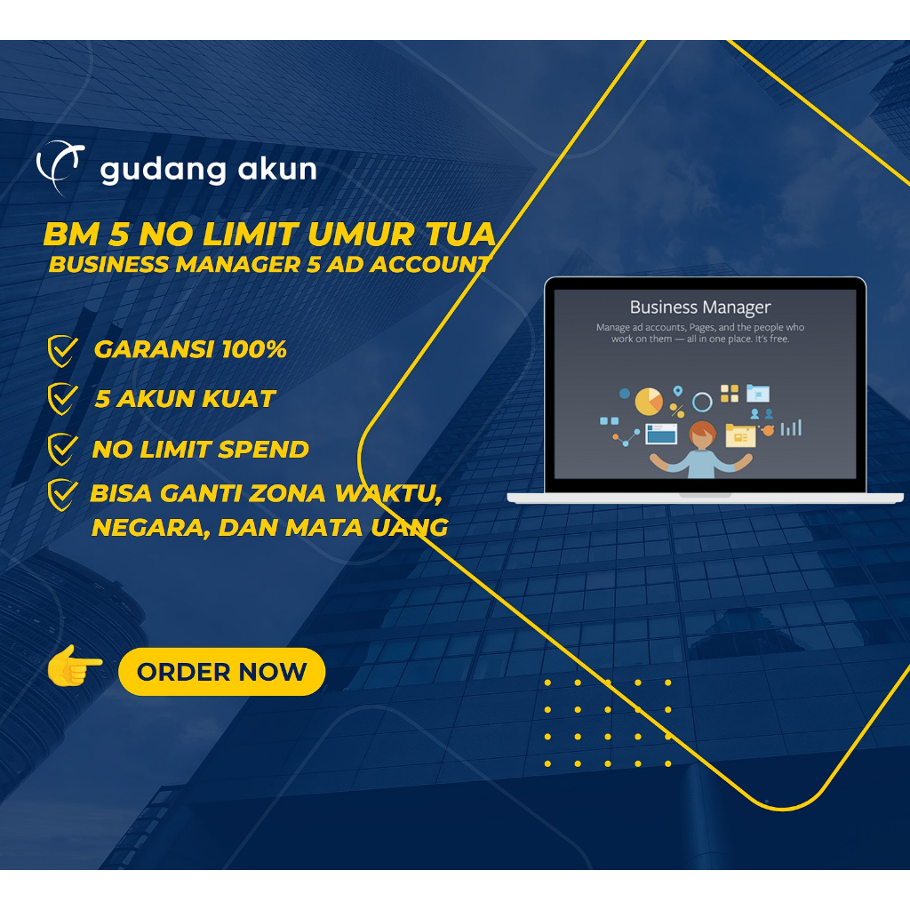 BM 5 No Limit Umur Tua Reinstate (Business Manager Isi 5 Akun Kuat)