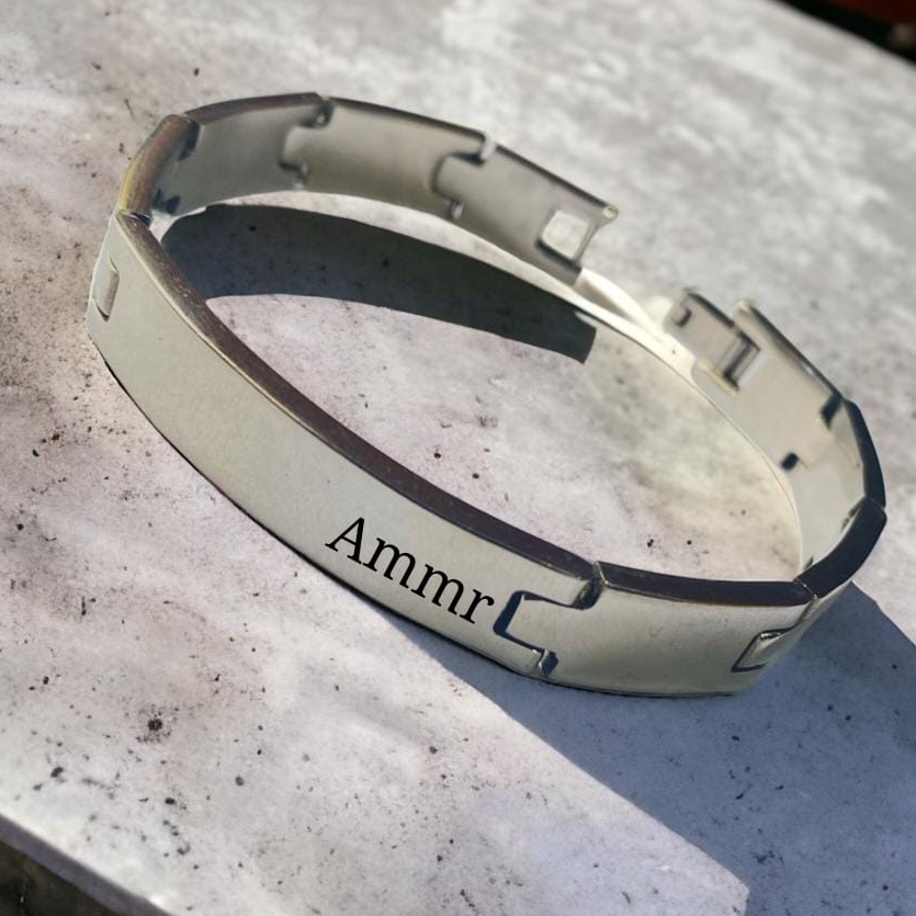 GELANG TITANIUM PRIA KEREN MODEL RANTAI JAM TANGAN ANTI KARAT ANTI LUNTUR MODEL TERBARU ORIGINAL