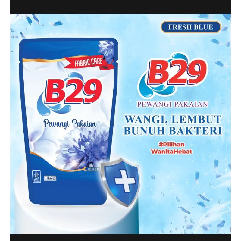 PEWANGI PAKAIAN,PEWANGI B29 BLUE NETTO 750 GRAM