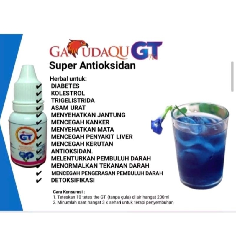 

GT Bunga Telang/Herbal Bunga Telang/Herbal Tetes Bunga Telang/Garudaqu Tea bunga telang