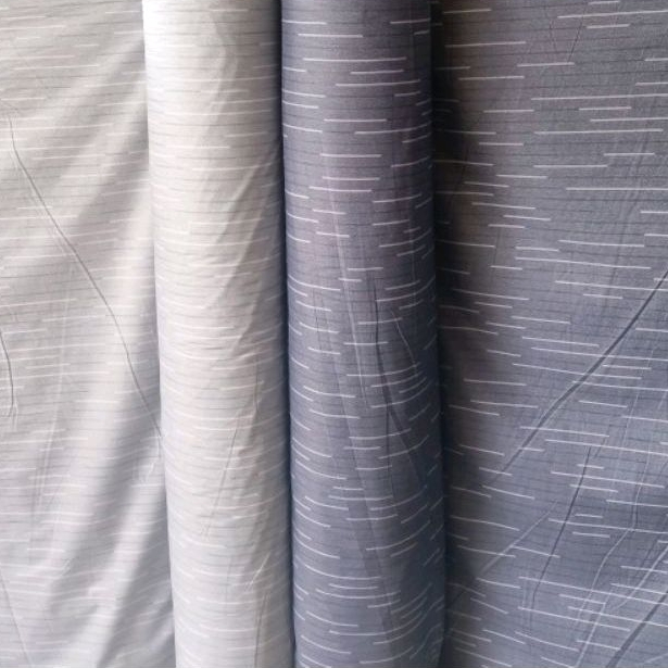 Kain Katun CVC Premium Meteran ll Lebar 250cm Adem & Lembut ll Bahan Sprei Beverly ll Motif Alexande