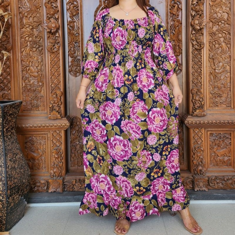 Gamis Lily (kerut dada)