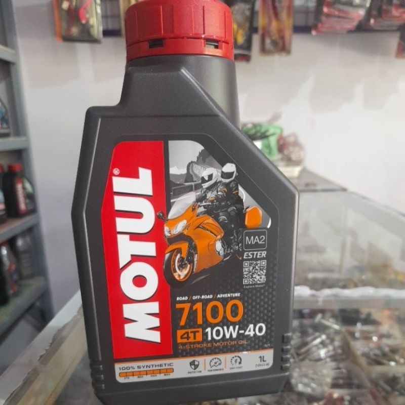 Oli MOTUL 7100 10W-40 ( 1 liter ) 100% Synthetic Ester