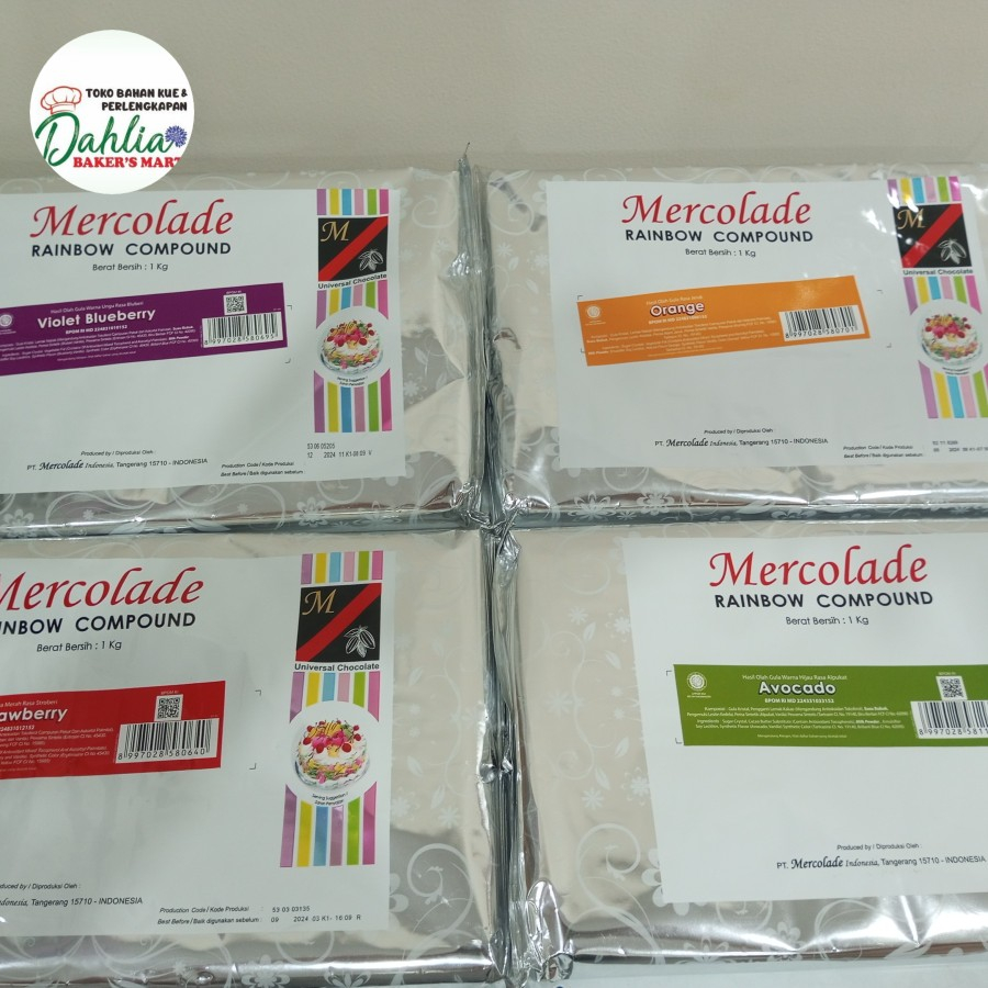 

MERCOLADE Coklat Batang Aneka Warna Kemasan 1 KG