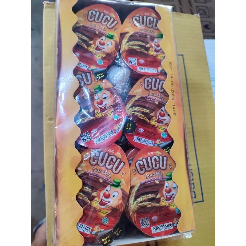 

cucu quackle 24pcs x 15gr coklat