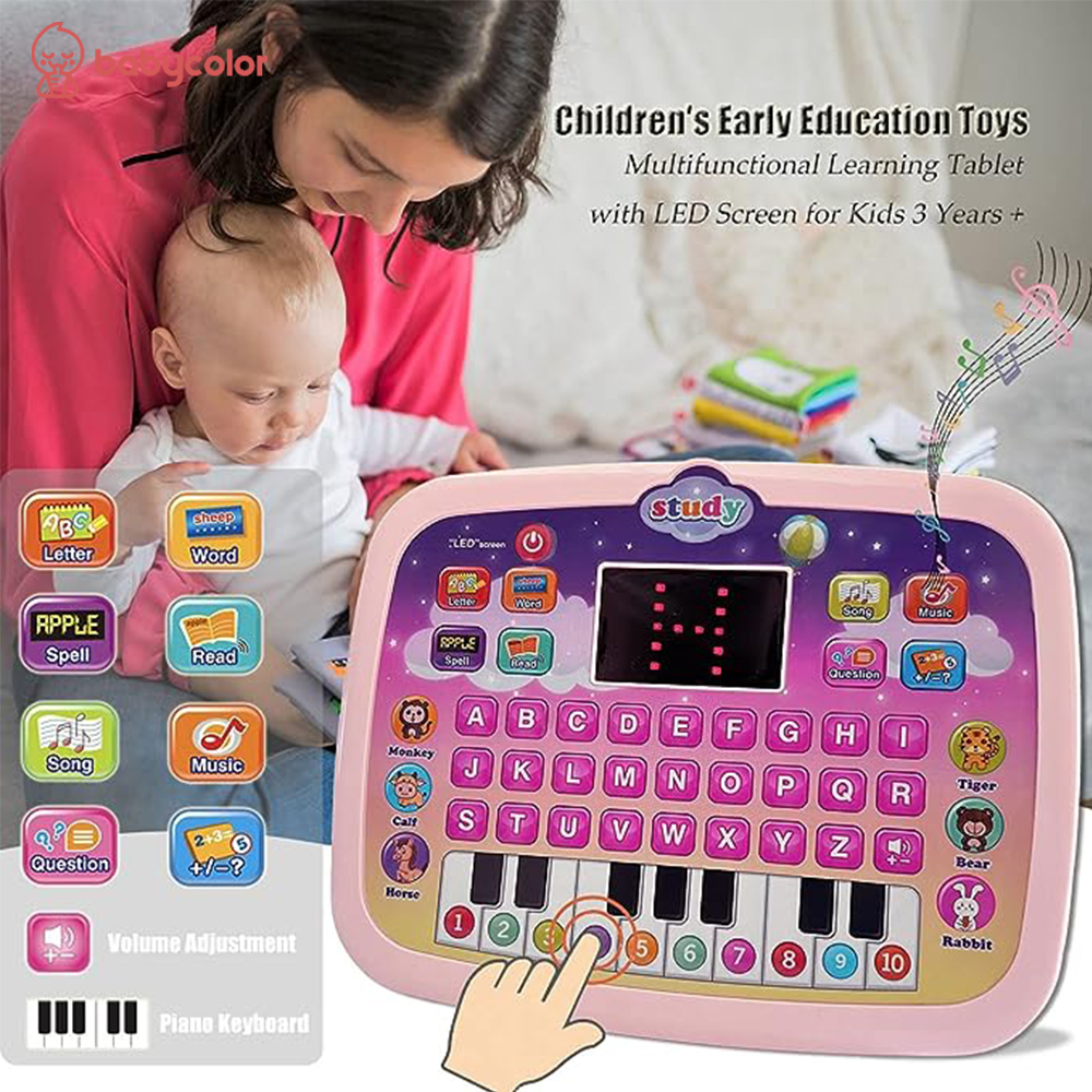 Babycolor Laptop Mainan Anak Laptop Anak Mainan Edukasi Laptop Mainan Anak Mainan Edukasi Tablet Belajar Anak Mainan Edukasi