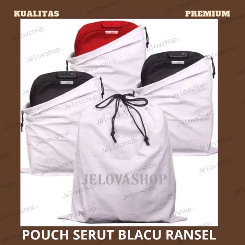 POUCH SERUT BLACU RANSEL (40X50)